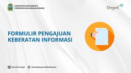 Formulir Pengajuan Keberatan Informasi